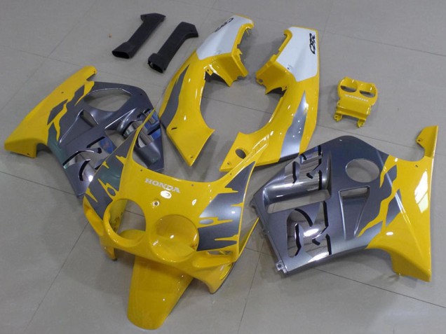 Buy 1988-1989 Grey Yellow Honda CBR250RR MC19 Motorbike Fairing Kits Buy 1988-1989 Grey Yellow Honda CBR250RR MC19 Motorbike Fairing Kits