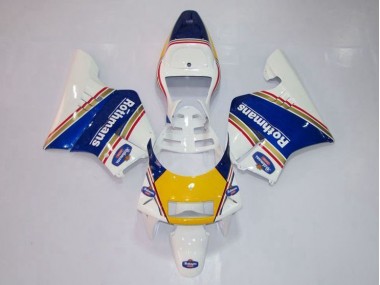 Buy 1994-1996 Yellow White Blue Honda NSR250 MC28 P4 Replacement Motorcycle Fairings