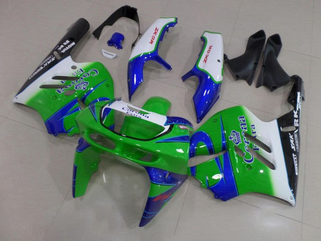 Buy 1994-1997 Green Corona Kawasaki ZX9R Motorcycle Bodywork