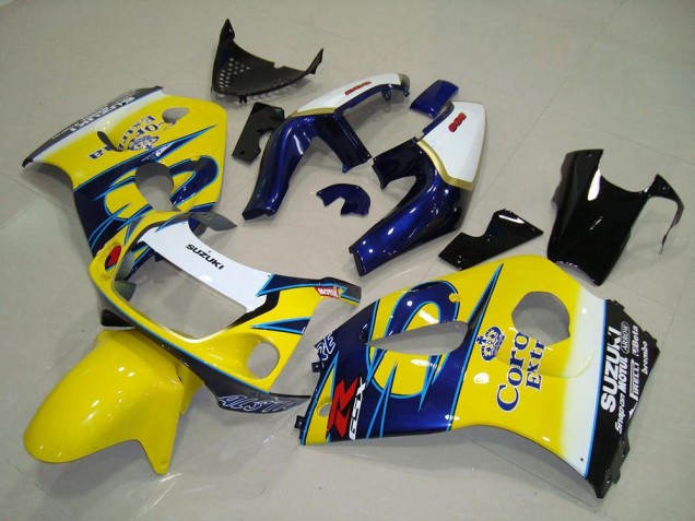Buy 1996-2000 Yellow Corona Suzuki GSXR 600 Motorcycle Fairings