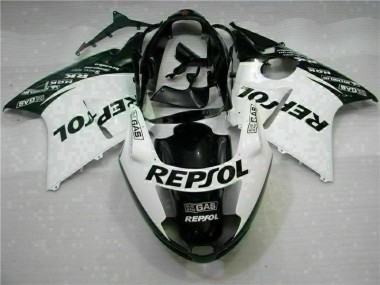 Buy 1996-2007 White Black Repsol Honda CBR1100XX Replacement Motorcycle Fairings