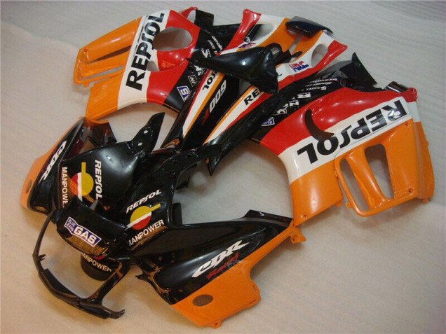 Buy 1995-1998 Black Orange Repsol Honda CBR600 F3 Motorcycle Fairings Kits