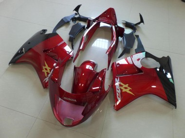 Buy 1996-2007 Candy Red Black OEM Style Honda CBR1100XX Motorcycle Fairings