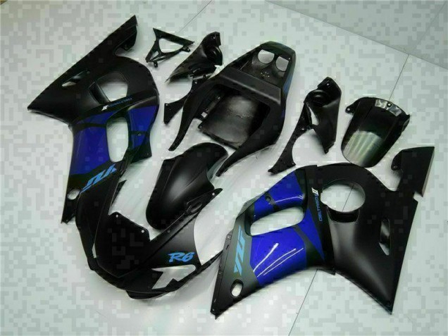 Buy 1998-2002 Blue Black Yamaha YZF R6 Bike Fairing Kit