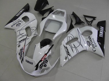 Buy 1998-2002 White Black Corona Yamaha YZF R6 Motorcycle Fairing Kits