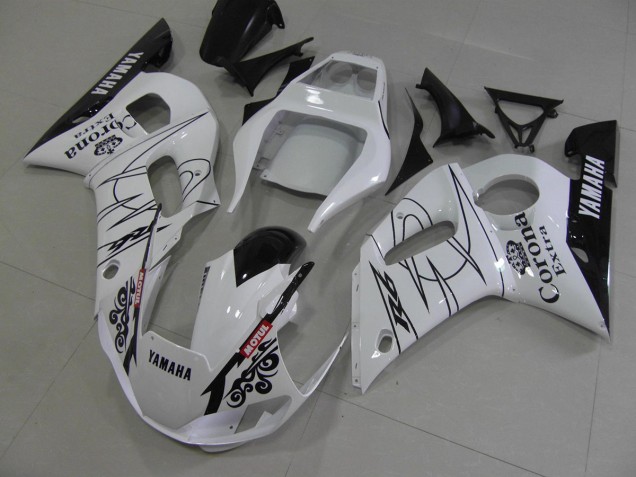 Buy 1998-2002 White Black Corona Yamaha YZF R6 Motorcycle Fairing Kits Buy 1998-2002 White Black Corona Yamaha YZF R6 Motorcycle Fairing Kits