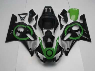 Buy 1998-2002 Black Green Circle Yamaha YZF R6 Bike Fairing