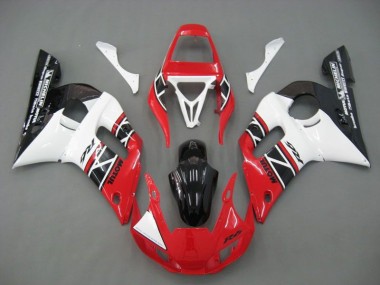 Buy 1998-2002 Red White Black Yamaha YZF R6 Motorcycle Fairings Kits