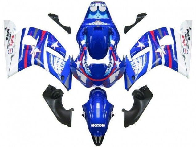 Buy 1998-2002 Blue White Star Fiat Yamaha YZF R6 Motorcyle Fairings
