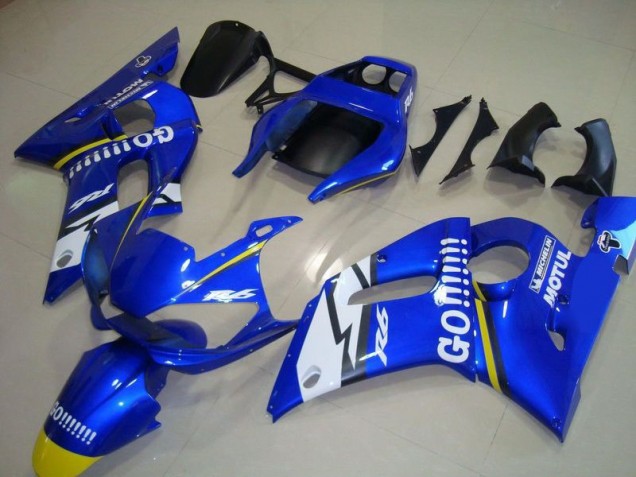 Buy 1998-2002 Blue Go Motul Yamaha YZF R6 Motorbike Fairing Kits Buy 1998-2002 Blue Go Motul Yamaha YZF R6 Motorbike Fairing Kits