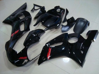 Buy 1998-2002 Glossy Black Red Decals Yamaha YZF R6 Motorcycle Fairings Kits