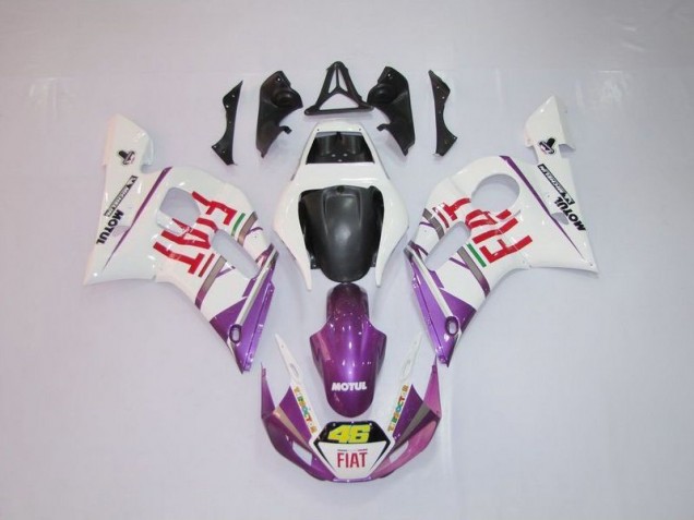 Buy 1998-2002 White Purple Fiat 46 Yamaha YZF R6 Motor Fairings Buy 1998-2002 White Purple Fiat 46 Yamaha YZF R6 Motor Fairings