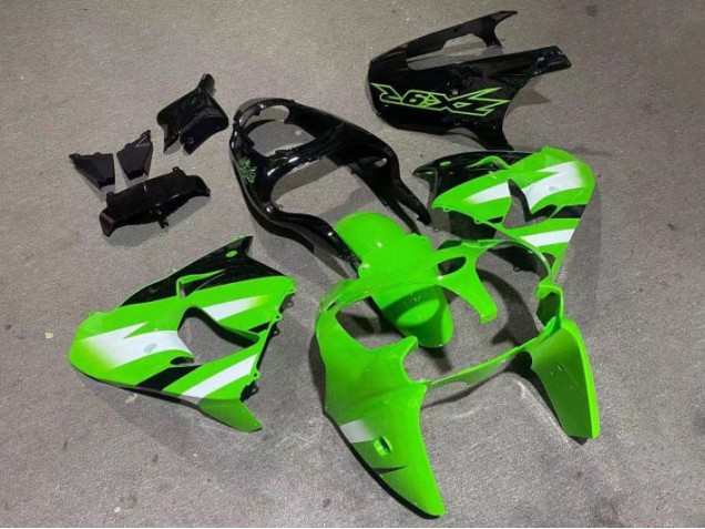 Buy 2000-2001 Green Glossy Black Kawasaki ZX9R Motorcylce Fairings Buy 2000-2001 Green Glossy Black Kawasaki ZX9R Motorcylce Fairings