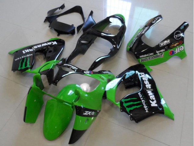 Buy 2000-2001 Green Monster Kawasaki ZX9R Motorcycle Fairings Buy 2000-2001 Green Monster Kawasaki ZX9R Motorcycle Fairings