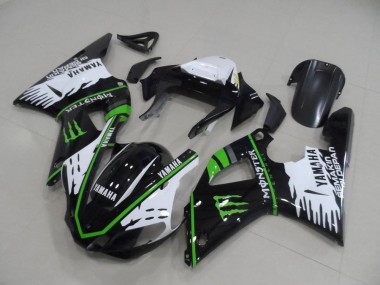 Buy 2000-2001 Black White Green Monster Yamaha YZF R1 Motorbike Fairing