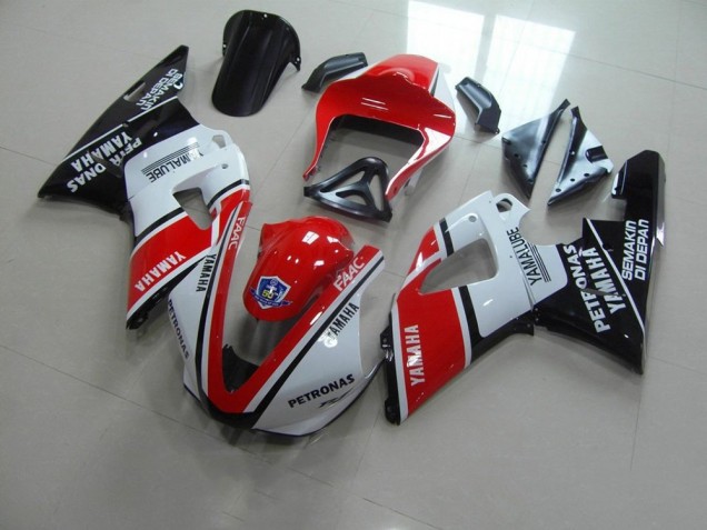 Buy 2000-2001 Red White Yamalube Race Yamaha YZF R1 Motorcycle Fairings Kits