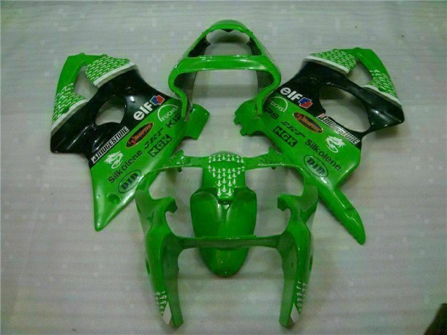 Buy 2000-2002 Green Black Kawasaki ZX6R Motor Bike Fairings Buy 2000-2002 Green Black Kawasaki ZX6R Motor Bike Fairings