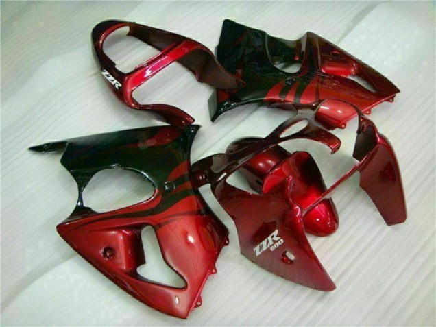 Buy 2000-2002 Red Black Kawasaki ZX6R Bike Fairing Kit