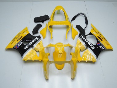 Buy 2000-2002 Yellow Arrow Kawasaki ZX6R Motorcylce Fairings