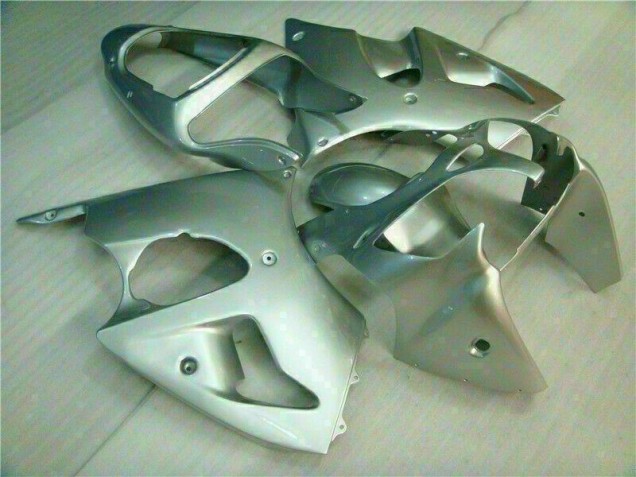 Buy 2000-2002 Silver Kawasaki ZX6R Replacement Fairings