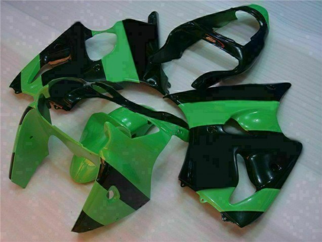 Buy 2000-2002 Green Black Kawasaki ZX6R Motorcycle Fairings