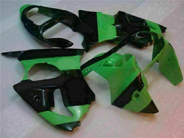 Buy 2000-2002 Green Black Kawasaki ZX6R Motorcycle Fairings