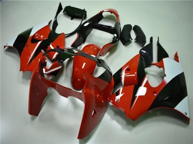 Buy 2000-2002 Red Black White Kawasaki ZX6R Bike Fairings Buy 2000-2002 Red Black White Kawasaki ZX6R Bike Fairings