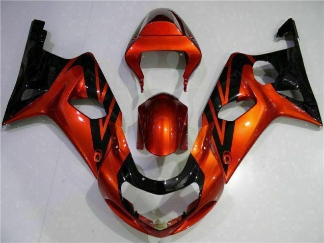 Buy 2000-2002 Orange Black Suzuki GSXR 1000 Bike Fairing