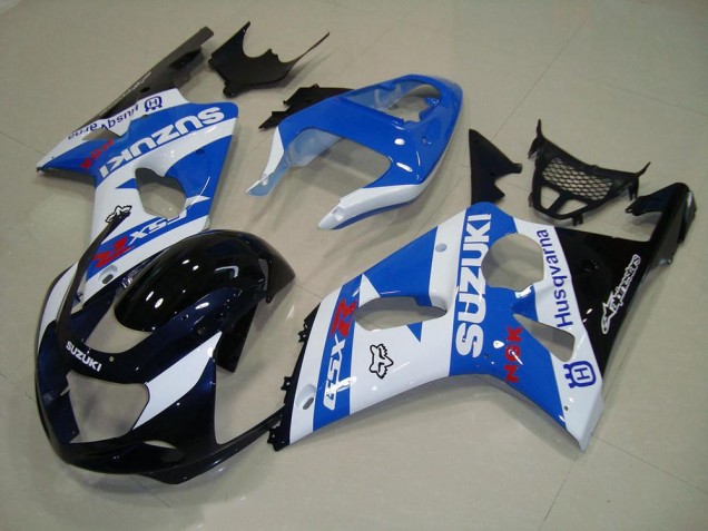 Buy 2000-2002 Blakc Blue White Suzuki GSXR 1000 Motorcycle Replacement Fairings