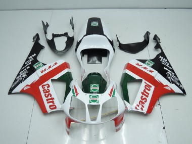 Buy 2000-2006 White Black Red Castro Honda VTR1000 Bike Fairings