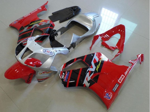 Buy 2000-2006 Red Silver Honda VTR1000 Motorbike Fairing