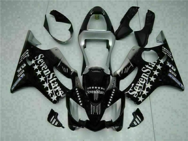 Buy 2001-2003 Black White Seven Stars Honda CBR600 F4i Bike Fairing