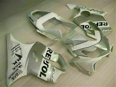 Buy 2001-2003 White Silver Honda CBR600 F4i Motorbike Fairing Kits