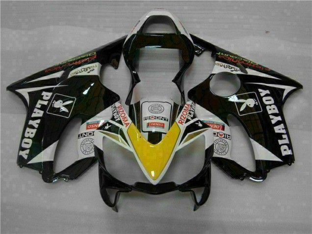 Buy 2001-2003 Yellow Silver Black Playboy Honda CBR600 F4i Motorcycle Fairing Kit Buy 2001-2003 Yellow Silver Black Playboy Honda CBR600 F4i Motorcycle Fairing Kit