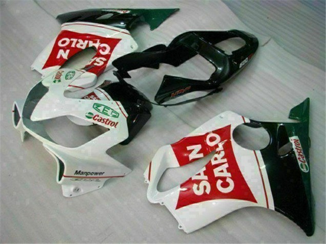 Buy 2001-2003 Red White Black San Carlo Honda CBR600 F4i Bike Fairing Buy 2001-2003 Red White Black San Carlo Honda CBR600 F4i Bike Fairing
