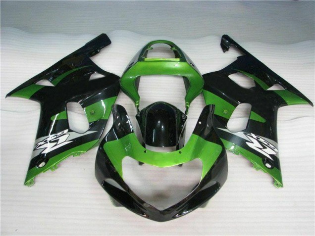 Buy 2001-2003 Green Black Suzuki GSXR 600/750 Motorbike Fairing