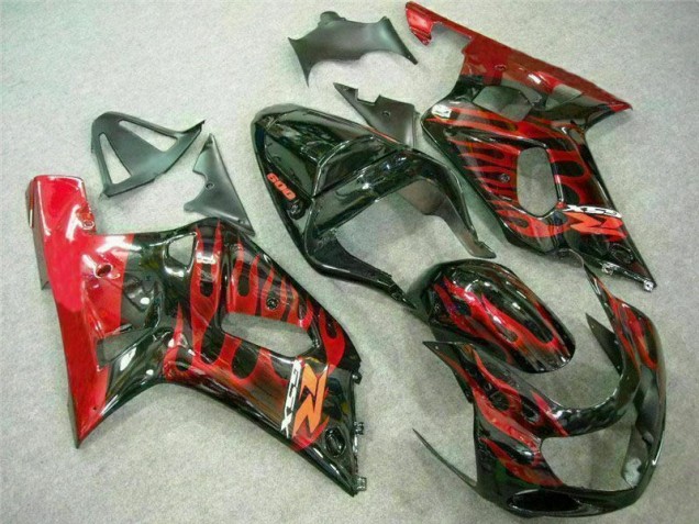 Buy 2001-2003 Red Black Suzuki GSXR 600/750 Motorcycle Fairing Kit Buy 2001-2003 Red Black Suzuki GSXR 600/750 Motorcycle Fairing Kit
