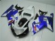 Buy 2001-2003 White Blue Suzuki GSXR 600/750 Motorcycle Fairings Kit Buy 2001-2003 White Blue Suzuki GSXR 600/750 Motorcycle Fairings Kit