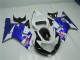 Buy 2001-2003 White Blue Suzuki GSXR 600/750 Motorcycle Fairings Kit Buy 2001-2003 White Blue Suzuki GSXR 600/750 Motorcycle Fairings Kit
