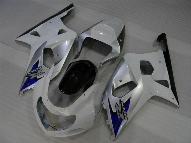 Buy 2001-2003 White Silver Suzuki GSXR 600/750 Bike Fairings