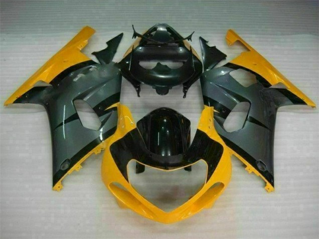 Buy 2001-2003 Black Yellow Suzuki GSXR 600/750 Bike Fairing