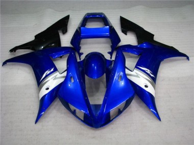 Buy 2002-2003 Blue White Yamaha YZF R1 Motorcycle Fairing Kits