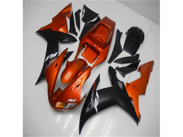 Buy 2002-2003 Orange Black Yamaha YZF R1 Bike Fairings