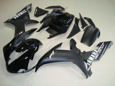 Buy 2002-2003 Matte Black White Yamaha YZF R1 Motorcycle Fairings