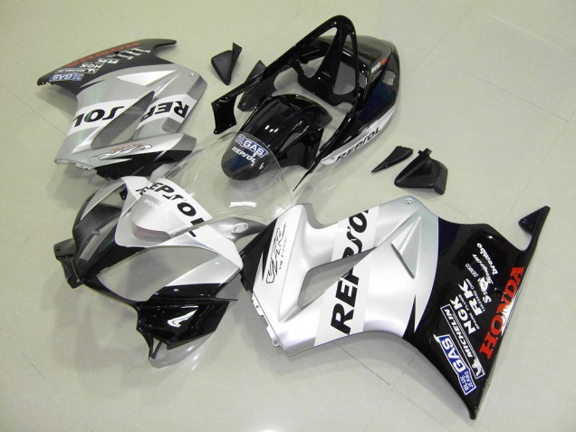 Buy 2002-2013 Silver Repsol Honda VFR800 Motorbike Fairing Kits