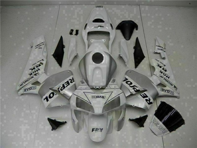 Buy 2003-2004 White Repsol CBR600RR Bike Fairing Kit Buy 2003-2004 White Repsol CBR600RR Bike Fairing Kit