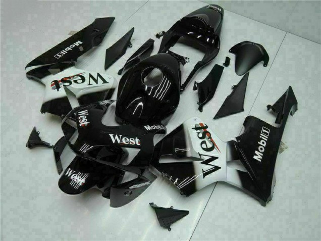 Buy 2003-2004 Black West Honda CBR600RR Motorcycle Fairings Kit