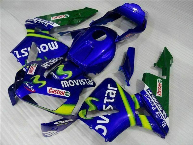 Buy 2003-2004 Blue Green Movistar Castrol Honda CBR600RR Motorbike Fairing Buy 2003-2004 Blue Green Movistar Castrol Honda CBR600RR Motorbike Fairing
