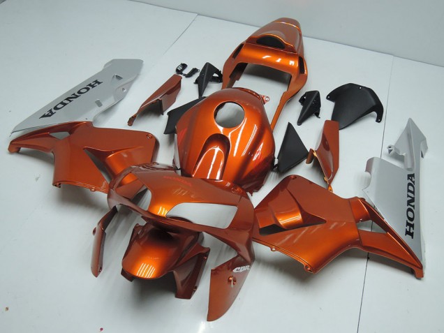 Buy 2003-2004 Orange Silver Honda CBR600RR Motorbike Fairing