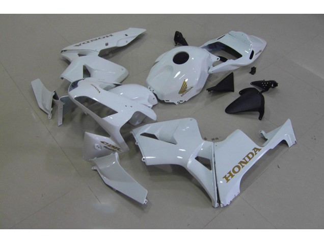 Buy 2003-2004 White Gold Honda CBR600RR Replacement Fairings Buy 2003-2004 White Gold Honda CBR600RR Replacement Fairings